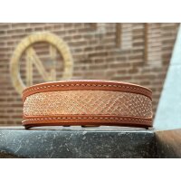 Lederhalsband Rose Dust HU 39-47cm