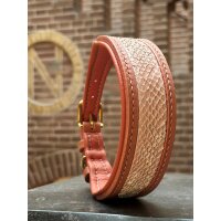 Lederhalsband Rose Dust HU 39-47cm