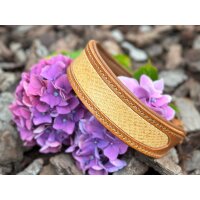 Lederhalsband Golden Wheat HU 38-46cm