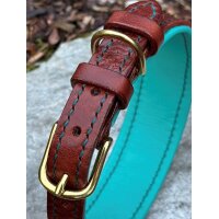 Lederhalsband Caribbean Clay HU 33-41cm