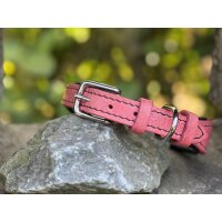 Lederhalsband Dusky Rose HU 33-41cm